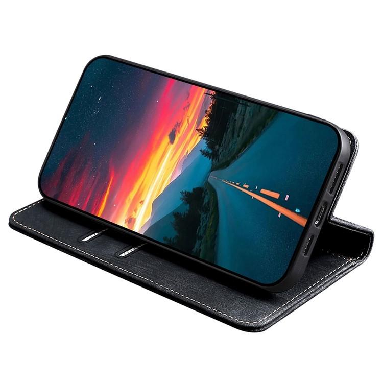 RFID Anti-theft Brush Magnetic Leather Phone Case, For Sharp Aquos R10, For Sharp Aqous wish5, For Sharp Aquos Wish4, For Sharp Aquos R9, For Sharp Aquos sense8, For Sharp Aquos R8 Pro SH-51D, For Sharp Aquos R8 SH-52D, For Sharp Aqous Wish 3