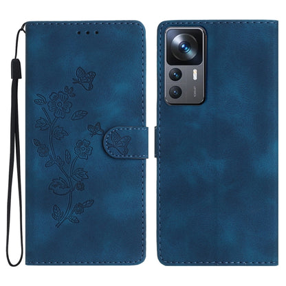 เคสโทรศัพท์หนังลายนูนดอกไม้ผีเสื้อ, For Xiaomi Redmi Note 12S, For Xiaomi Redmi 13C 4G, For Xiaomi Redmi Note 12 Pro 5G, For Xiaomi 13T, For Xiaomi Redmi Note 12 5G, For Xiaomi 13 Pro, For Xiaomi 13, For Xiaomi 12T / 12T Pro