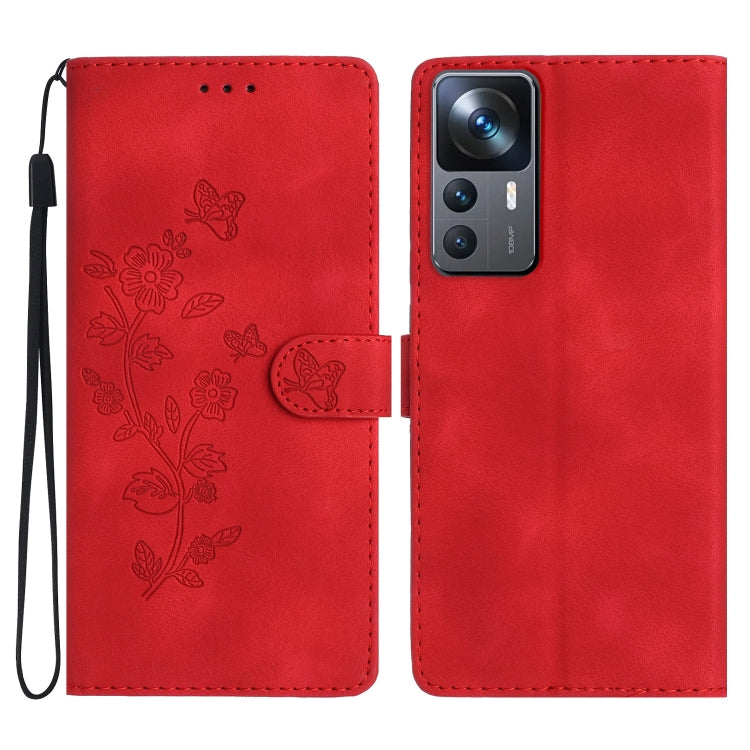 เคสโทรศัพท์หนังลายนูนดอกไม้ผีเสื้อ, For Xiaomi Redmi Note 12S, For Xiaomi Redmi 13C 4G, For Xiaomi Redmi Note 12 Pro 5G, For Xiaomi 13T, For Xiaomi Redmi Note 12 5G, For Xiaomi 13 Pro, For Xiaomi 13, For Xiaomi 12T / 12T Pro