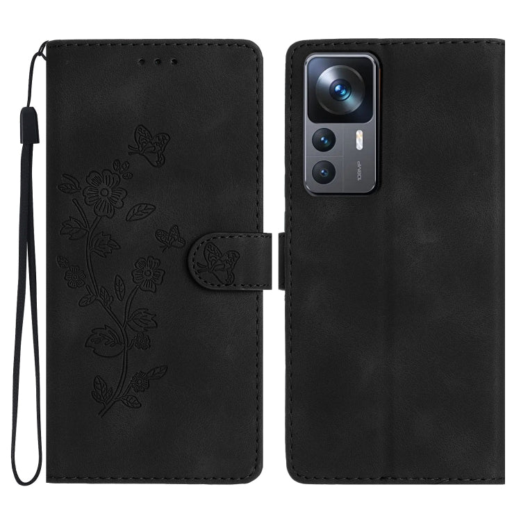 เคสโทรศัพท์หนังลายนูนดอกไม้ผีเสื้อ, For Xiaomi Redmi Note 12S, For Xiaomi Redmi 13C 4G, For Xiaomi Redmi Note 12 Pro 5G, For Xiaomi 13T, For Xiaomi Redmi Note 12 5G, For Xiaomi 13 Pro, For Xiaomi 13, For Xiaomi 12T / 12T Pro