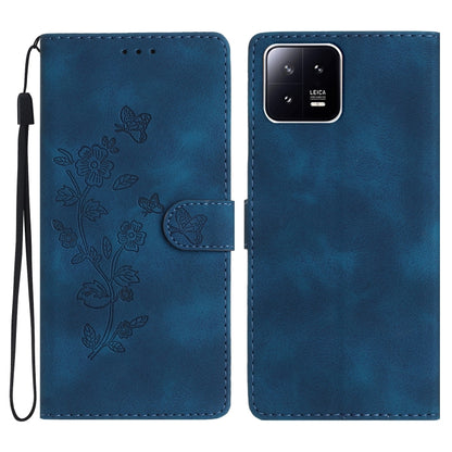 เคสโทรศัพท์หนังลายนูนดอกไม้ผีเสื้อ, For Xiaomi Redmi Note 12S, For Xiaomi Redmi 13C 4G, For Xiaomi Redmi Note 12 Pro 5G, For Xiaomi 13T, For Xiaomi Redmi Note 12 5G, For Xiaomi 13 Pro, For Xiaomi 13, For Xiaomi 12T / 12T Pro