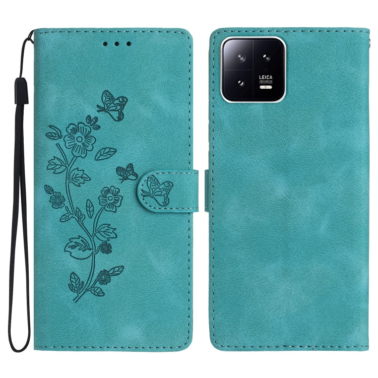 เคสโทรศัพท์หนังลายนูนดอกไม้ผีเสื้อ, For Xiaomi Redmi Note 12S, For Xiaomi Redmi 13C 4G, For Xiaomi Redmi Note 12 Pro 5G, For Xiaomi 13T, For Xiaomi Redmi Note 12 5G, For Xiaomi 13 Pro, For Xiaomi 13, For Xiaomi 12T / 12T Pro