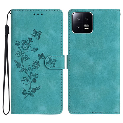 เคสโทรศัพท์หนังลายนูนดอกไม้ผีเสื้อ, For Xiaomi Redmi Note 12S, For Xiaomi Redmi 13C 4G, For Xiaomi Redmi Note 12 Pro 5G, For Xiaomi 13T, For Xiaomi Redmi Note 12 5G, For Xiaomi 13 Pro, For Xiaomi 13, For Xiaomi 12T / 12T Pro