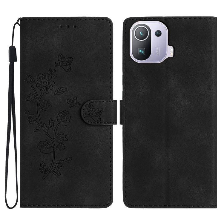 เคสโทรศัพท์หนังลายนูนดอกไม้ผีเสื้อ, For Xiaomi Redmi 10, For Xiaomi Mi 11 Lite, For Xiaomi Mi 11 Ultra, For Xiaomi Mi 11 Pro, For Xiaomi Redmi Note 10 5G, For Xiaomi Redmi 9A, For Xiaomi Redmi 9, For Xiaomi Redmi 9C