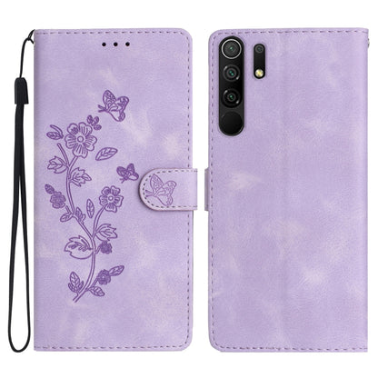 เคสโทรศัพท์หนังลายนูนดอกไม้ผีเสื้อ, For Xiaomi Redmi 10, For Xiaomi Mi 11 Lite, For Xiaomi Mi 11 Ultra, For Xiaomi Mi 11 Pro, For Xiaomi Redmi Note 10 5G, For Xiaomi Redmi 9A, For Xiaomi Redmi 9, For Xiaomi Redmi 9C