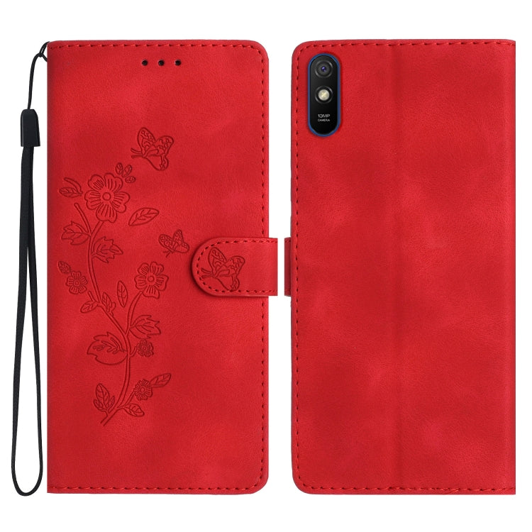 เคสโทรศัพท์หนังลายนูนดอกไม้ผีเสื้อ, For Xiaomi Redmi 10, For Xiaomi Mi 11 Lite, For Xiaomi Mi 11 Ultra, For Xiaomi Mi 11 Pro, For Xiaomi Redmi Note 10 5G, For Xiaomi Redmi 9A, For Xiaomi Redmi 9, For Xiaomi Redmi 9C