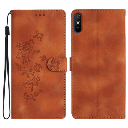 เคสโทรศัพท์หนังลายนูนดอกไม้ผีเสื้อ, For Xiaomi Redmi 10, For Xiaomi Mi 11 Lite, For Xiaomi Mi 11 Ultra, For Xiaomi Mi 11 Pro, For Xiaomi Redmi Note 10 5G, For Xiaomi Redmi 9A, For Xiaomi Redmi 9, For Xiaomi Redmi 9C