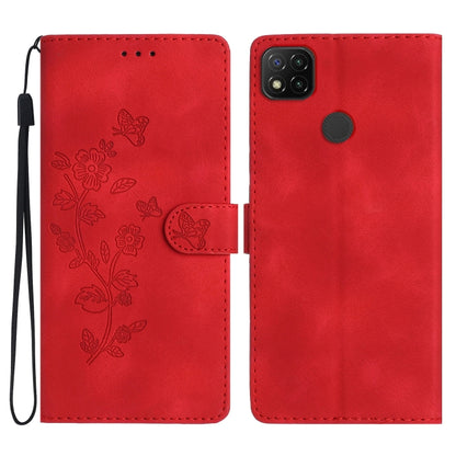 เคสโทรศัพท์หนังลายนูนดอกไม้ผีเสื้อ, For Xiaomi Redmi 10, For Xiaomi Mi 11 Lite, For Xiaomi Mi 11 Ultra, For Xiaomi Mi 11 Pro, For Xiaomi Redmi Note 10 5G, For Xiaomi Redmi 9A, For Xiaomi Redmi 9, For Xiaomi Redmi 9C