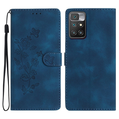 เคสโทรศัพท์หนังลายนูนดอกไม้ผีเสื้อ, For Xiaomi Redmi 10, For Xiaomi Mi 11 Lite, For Xiaomi Mi 11 Ultra, For Xiaomi Mi 11 Pro, For Xiaomi Redmi Note 10 5G, For Xiaomi Redmi 9A, For Xiaomi Redmi 9, For Xiaomi Redmi 9C