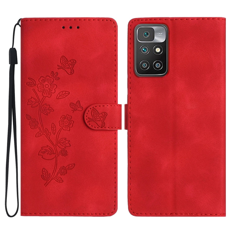 เคสโทรศัพท์หนังลายนูนดอกไม้ผีเสื้อ, For Xiaomi Redmi 10, For Xiaomi Mi 11 Lite, For Xiaomi Mi 11 Ultra, For Xiaomi Mi 11 Pro, For Xiaomi Redmi Note 10 5G, For Xiaomi Redmi 9A, For Xiaomi Redmi 9, For Xiaomi Redmi 9C