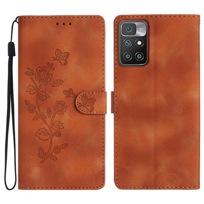 เคสโทรศัพท์หนังลายนูนดอกไม้ผีเสื้อ, For Xiaomi Redmi 10, For Xiaomi Mi 11 Lite, For Xiaomi Mi 11 Ultra, For Xiaomi Mi 11 Pro, For Xiaomi Redmi Note 10 5G, For Xiaomi Redmi 9A, For Xiaomi Redmi 9, For Xiaomi Redmi 9C