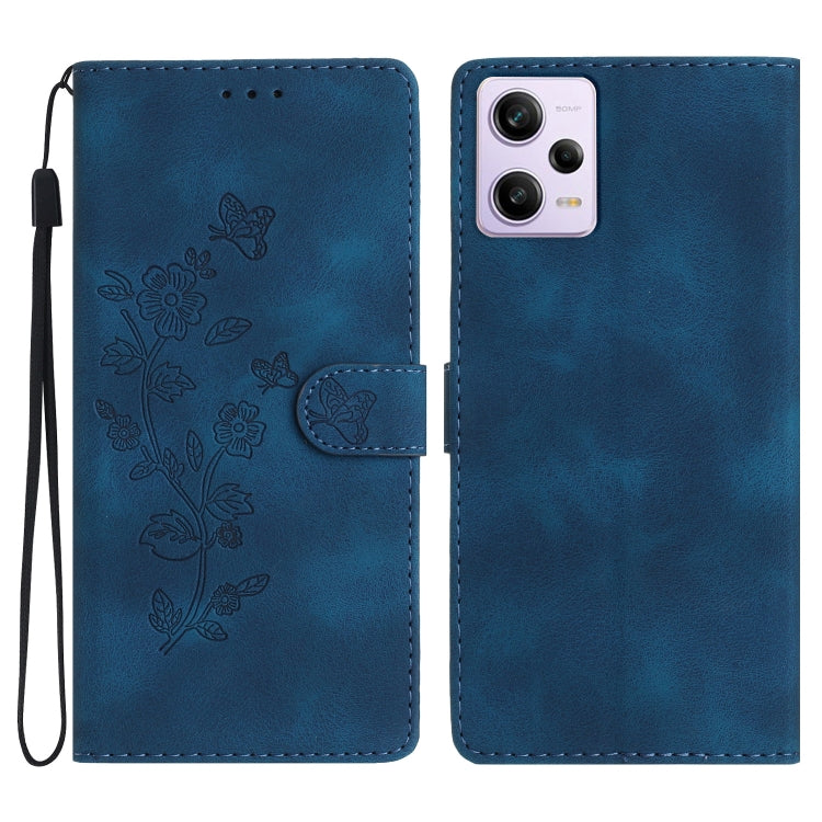 เคสโทรศัพท์หนังลายนูนดอกไม้ผีเสื้อ, For Xiaomi Redmi Note 12S, For Xiaomi Redmi 13C 4G, For Xiaomi Redmi Note 12 Pro 5G, For Xiaomi 13T, For Xiaomi Redmi Note 12 5G, For Xiaomi 13 Pro, For Xiaomi 13, For Xiaomi 12T / 12T Pro