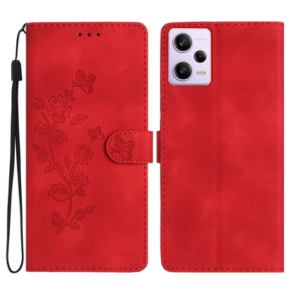 เคสโทรศัพท์หนังลายนูนดอกไม้ผีเสื้อ, For Xiaomi Redmi Note 12S, For Xiaomi Redmi 13C 4G, For Xiaomi Redmi Note 12 Pro 5G, For Xiaomi 13T, For Xiaomi Redmi Note 12 5G, For Xiaomi 13 Pro, For Xiaomi 13, For Xiaomi 12T / 12T Pro