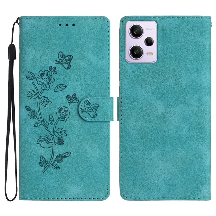 เคสโทรศัพท์หนังลายนูนดอกไม้ผีเสื้อ, For Xiaomi Redmi Note 12S, For Xiaomi Redmi 13C 4G, For Xiaomi Redmi Note 12 Pro 5G, For Xiaomi 13T, For Xiaomi Redmi Note 12 5G, For Xiaomi 13 Pro, For Xiaomi 13, For Xiaomi 12T / 12T Pro