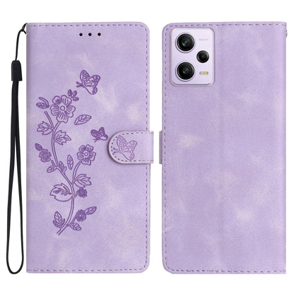 เคสโทรศัพท์หนังลายนูนดอกไม้ผีเสื้อ, For Xiaomi Redmi Note 12S, For Xiaomi Redmi 13C 4G, For Xiaomi Redmi Note 12 Pro 5G, For Xiaomi 13T, For Xiaomi Redmi Note 12 5G, For Xiaomi 13 Pro, For Xiaomi 13, For Xiaomi 12T / 12T Pro