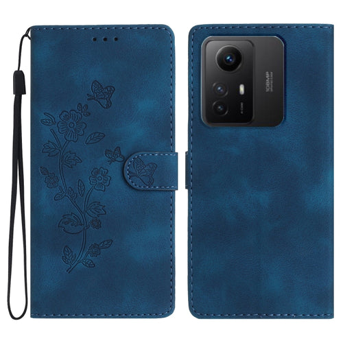 เคสโทรศัพท์หนังลายนูนดอกไม้ผีเสื้อ, For Xiaomi Redmi Note 12S, For Xiaomi Redmi 13C 4G, For Xiaomi Redmi Note 12 Pro 5G, For Xiaomi 13T, For Xiaomi Redmi Note 12 5G, For Xiaomi 13 Pro, For Xiaomi 13, For Xiaomi 12T / 12T Pro