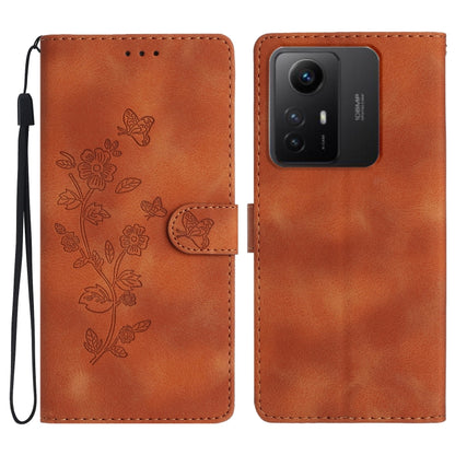 เคสโทรศัพท์หนังลายนูนดอกไม้ผีเสื้อ, For Xiaomi Redmi Note 12S, For Xiaomi Redmi 13C 4G, For Xiaomi Redmi Note 12 Pro 5G, For Xiaomi 13T, For Xiaomi Redmi Note 12 5G, For Xiaomi 13 Pro, For Xiaomi 13, For Xiaomi 12T / 12T Pro