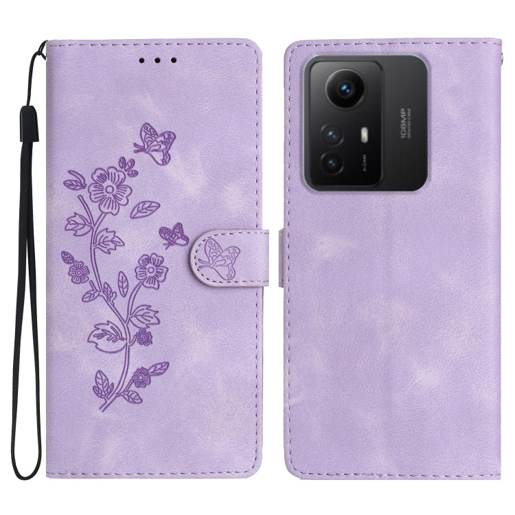 เคสโทรศัพท์หนังลายนูนดอกไม้ผีเสื้อ, For Xiaomi Redmi Note 12S, For Xiaomi Redmi 13C 4G, For Xiaomi Redmi Note 12 Pro 5G, For Xiaomi 13T, For Xiaomi Redmi Note 12 5G, For Xiaomi 13 Pro, For Xiaomi 13, For Xiaomi 12T / 12T Pro