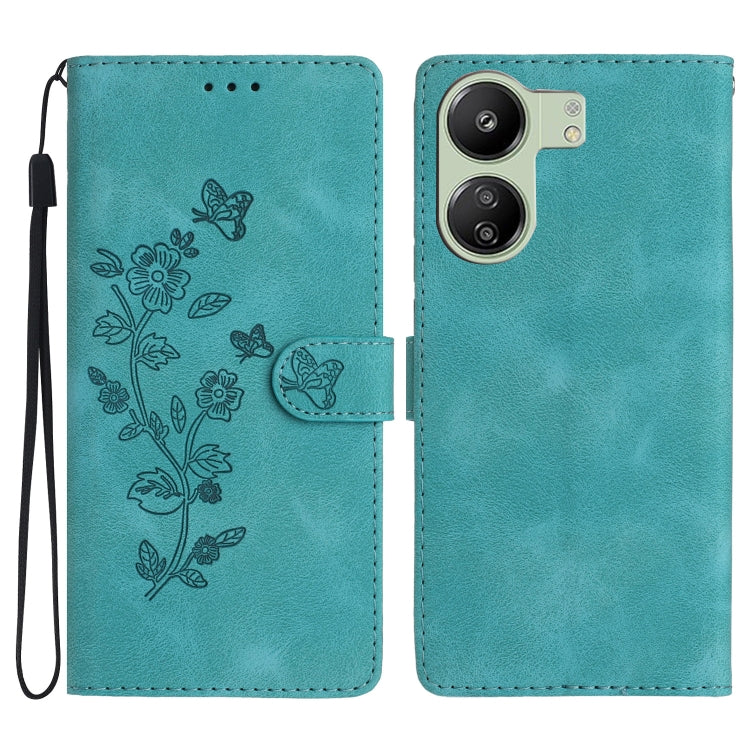 เคสโทรศัพท์หนังลายนูนดอกไม้ผีเสื้อ, For Xiaomi Redmi Note 12S, For Xiaomi Redmi 13C 4G, For Xiaomi Redmi Note 12 Pro 5G, For Xiaomi 13T, For Xiaomi Redmi Note 12 5G, For Xiaomi 13 Pro, For Xiaomi 13, For Xiaomi 12T / 12T Pro