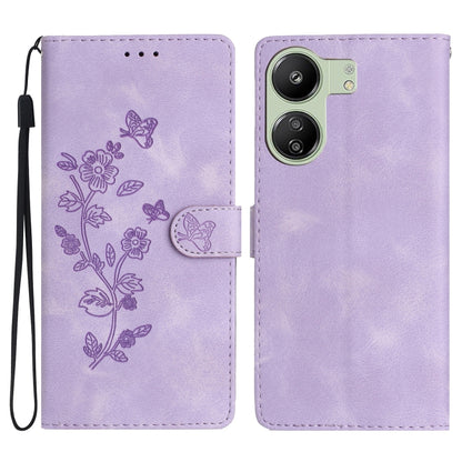 เคสโทรศัพท์หนังลายนูนดอกไม้ผีเสื้อ, For Xiaomi Redmi Note 12S, For Xiaomi Redmi 13C 4G, For Xiaomi Redmi Note 12 Pro 5G, For Xiaomi 13T, For Xiaomi Redmi Note 12 5G, For Xiaomi 13 Pro, For Xiaomi 13, For Xiaomi 12T / 12T Pro