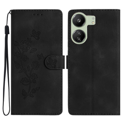 เคสโทรศัพท์หนังลายนูนดอกไม้ผีเสื้อ, For Xiaomi Redmi Note 12S, For Xiaomi Redmi 13C 4G, For Xiaomi Redmi Note 12 Pro 5G, For Xiaomi 13T, For Xiaomi Redmi Note 12 5G, For Xiaomi 13 Pro, For Xiaomi 13, For Xiaomi 12T / 12T Pro