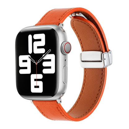 สายนาฬิกาหนังหัวเข็มขัดแม่เหล็กผิวสัมผัส, For Apple Watch 42mm, For Apple Watch Serie 3 38mm, For Apple Watch 38mm, For Apple Watch Serie 3 42mm, For Apple Watch Serie 2 42mm, For Apple Watch Serie 2 38mm