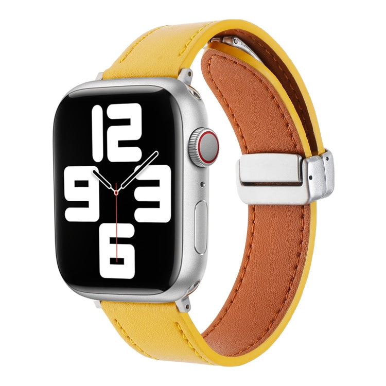 สายนาฬิกาหนังหัวเข็มขัดแม่เหล็กผิวสัมผัส, For Apple Watch 42mm, For Apple Watch Serie 3 38mm, For Apple Watch 38mm, For Apple Watch Serie 3 42mm, For Apple Watch Serie 2 42mm, For Apple Watch Serie 2 38mm