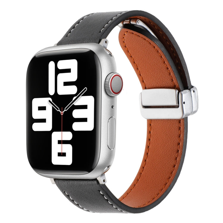 สายนาฬิกาหนังหัวเข็มขัดแม่เหล็กผิวสัมผัส, For Apple Watch 42mm, For Apple Watch Serie 3 38mm, For Apple Watch 38mm, For Apple Watch Serie 3 42mm, For Apple Watch Serie 2 42mm, For Apple Watch Serie 2 38mm