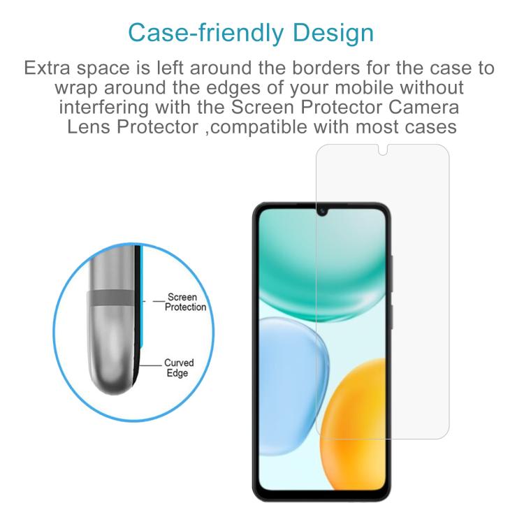 10 ชิ้น 0.26 มม. 9 H 2.5D ฟิล์มกระจกนิรภัย, For Honor Play 70C 4G, For Honor X5d Plus 4G, For Honor Play 11C 5G, For Honor Play 11 Plus 5G, For Honor Play 80 Plus 5G, For Honor 600 Pro Global, For Honor 600 Global, For Honor Play10A 4G                 ...
