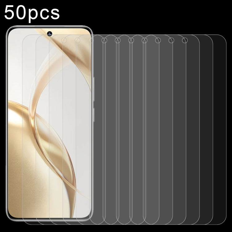50 ชิ้น 0.26mm 9H 2.5D ฟิล์มกระจกนิรภัย, For Honor Play 70C 4G, For Honor X5d Plus 4G, For Honor Play 11C 5G, For Honor Play 11 Plus 5G, For Honor Play 80 Plus 5G, For Honor 600 Pro Global, For Honor 600 Global, For Honor Play10A 4G                    ...