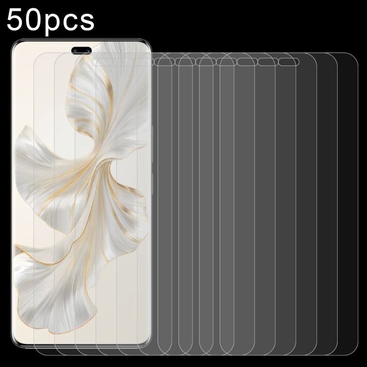 50 ชิ้น 0.26mm 9H 2.5D ฟิล์มกระจกนิรภัย, For Honor Play 70C 4G, For Honor X5d Plus 4G, For Honor Play 11C 5G, For Honor Play 11 Plus 5G, For Honor Play 80 Plus 5G, For Honor 600 Pro Global, For Honor 600 Global, For Honor Play10A 4G                    ...