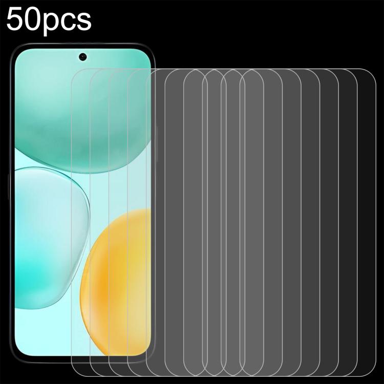 50 ชิ้น 0.26mm 9H 2.5D ฟิล์มกระจกนิรภัย, For Honor Play 70C 4G, For Honor X5d Plus 4G, For Honor Play 11C 5G, For Honor Play 11 Plus 5G, For Honor Play 80 Plus 5G, For Honor 600 Pro Global, For Honor 600 Global, For Honor Play10A 4G                    ...
