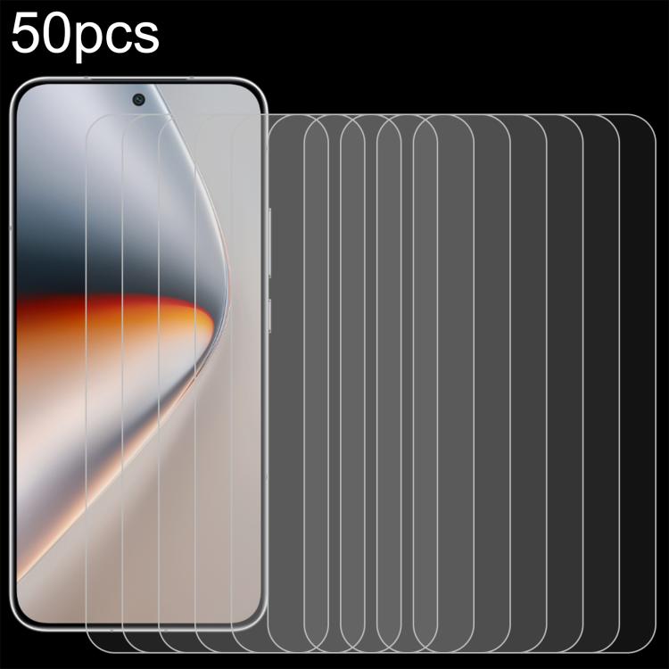 50 ชิ้น 0.26mm 9H 2.5D ฟิล์มกระจกนิรภัย, For Honor Play 70C 4G, For Honor X5d Plus 4G, For Honor Play 11C 5G, For Honor Play 11 Plus 5G, For Honor Play 80 Plus 5G, For Honor 600 Pro Global, For Honor 600 Global, For Honor Play10A 4G                    ...
