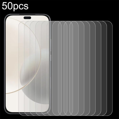 50 ชิ้น 0.26mm 9H 2.5D ฟิล์มกระจกนิรภัย, For Honor Play 70C 4G, For Honor X5d Plus 4G, For Honor Play 11C 5G, For Honor Play 11 Plus 5G, For Honor Play 80 Plus 5G, For Honor 600 Pro Global, For Honor 600 Global, For Honor Play10A 4G                    ...