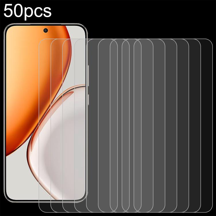 50 ชิ้น 0.26mm 9H 2.5D ฟิล์มกระจกนิรภัย, For Honor Play 70C 4G, For Honor X5d Plus 4G, For Honor Play 11C 5G, For Honor Play 11 Plus 5G, For Honor Play 80 Plus 5G, For Honor 600 Pro Global, For Honor 600 Global, For Honor Play10A 4G                    ...