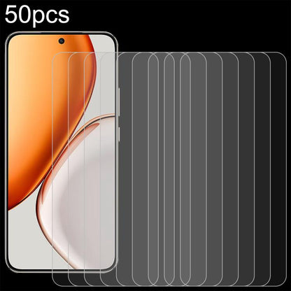 50 ชิ้น 0.26mm 9H 2.5D ฟิล์มกระจกนิรภัย, For Honor Play 70C 4G, For Honor X5d Plus 4G, For Honor Play 11C 5G, For Honor Play 11 Plus 5G, For Honor Play 80 Plus 5G, For Honor 600 Pro Global, For Honor 600 Global, For Honor Play10A 4G                    ...