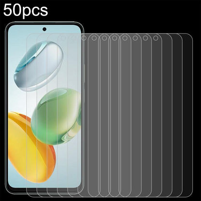 50 ชิ้น 0.26mm 9H 2.5D ฟิล์มกระจกนิรภัย, For Honor Play 70C 4G, For Honor X5d Plus 4G, For Honor Play 11C 5G, For Honor Play 11 Plus 5G, For Honor Play 80 Plus 5G, For Honor 600 Pro Global, For Honor 600 Global, For Honor Play10A 4G                    ...