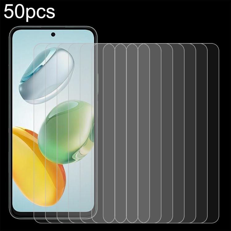 50 ชิ้น 0.26mm 9H 2.5D ฟิล์มกระจกนิรภัย, For Honor Play 70C 4G, For Honor X5d Plus 4G, For Honor Play 11C 5G, For Honor Play 11 Plus 5G, For Honor Play 80 Plus 5G, For Honor 600 Pro Global, For Honor 600 Global, For Honor Play10A 4G                    ...