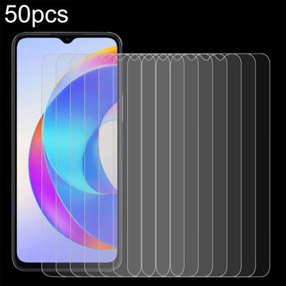 50 ชิ้น 0.26mm 9H 2.5D ฟิล์มกระจกนิรภัย, For Honor Play 70C 4G, For Honor X5d Plus 4G, For Honor Play 11C 5G, For Honor Play 11 Plus 5G, For Honor Play 80 Plus 5G, For Honor 600 Pro Global, For Honor 600 Global, For Honor Play10A 4G                    ...