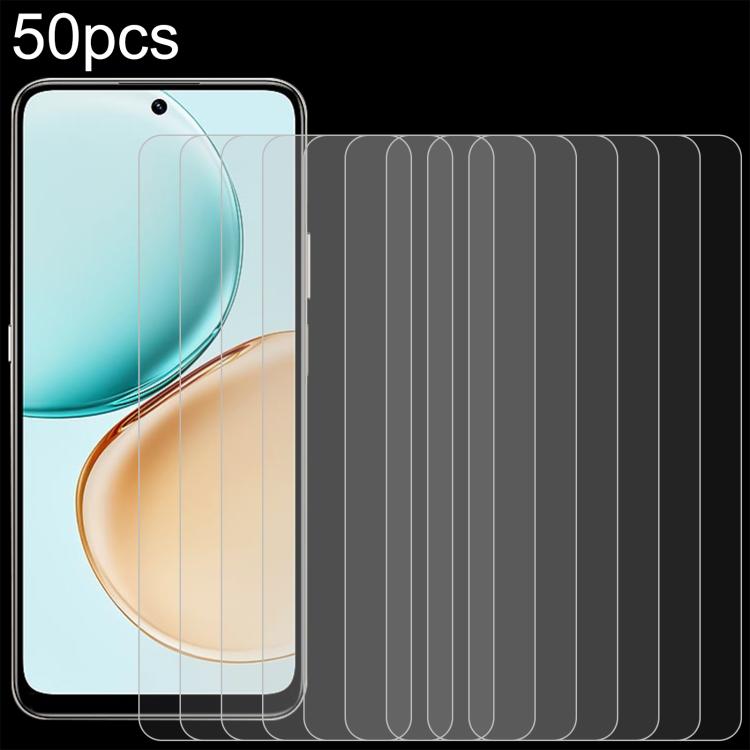 50 ชิ้น 0.26mm 9H 2.5D ฟิล์มกระจกนิรภัย, For Honor Play 70C 4G, For Honor X5d Plus 4G, For Honor Play 11C 5G, For Honor Play 11 Plus 5G, For Honor Play 80 Plus 5G, For Honor 600 Pro Global, For Honor 600 Global, For Honor Play10A 4G                    ...