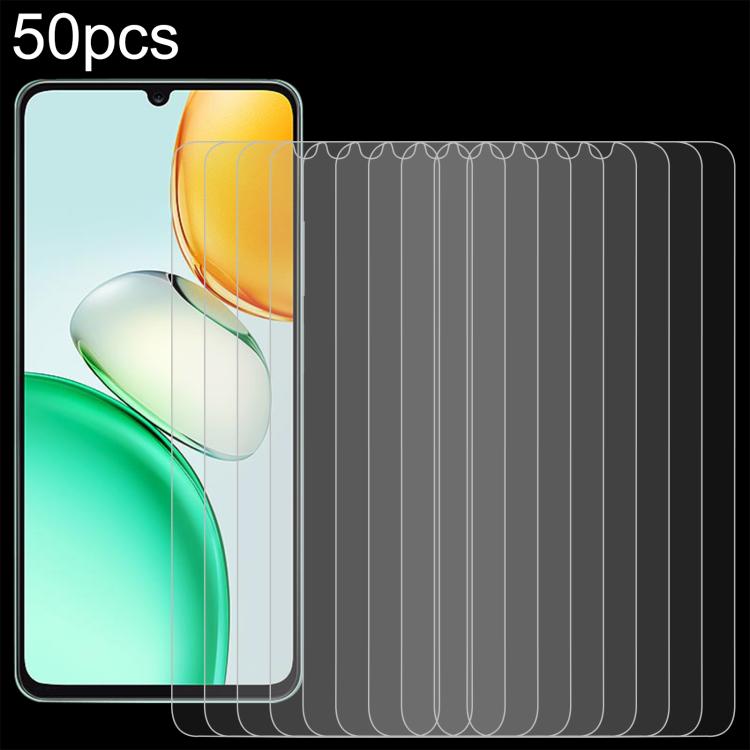 50 ชิ้น 0.26mm 9H 2.5D ฟิล์มกระจกนิรภัย, For Honor Play 70C 4G, For Honor X5d Plus 4G, For Honor Play 11C 5G, For Honor Play 11 Plus 5G, For Honor Play 80 Plus 5G, For Honor 600 Pro Global, For Honor 600 Global, For Honor Play10A 4G                    ...