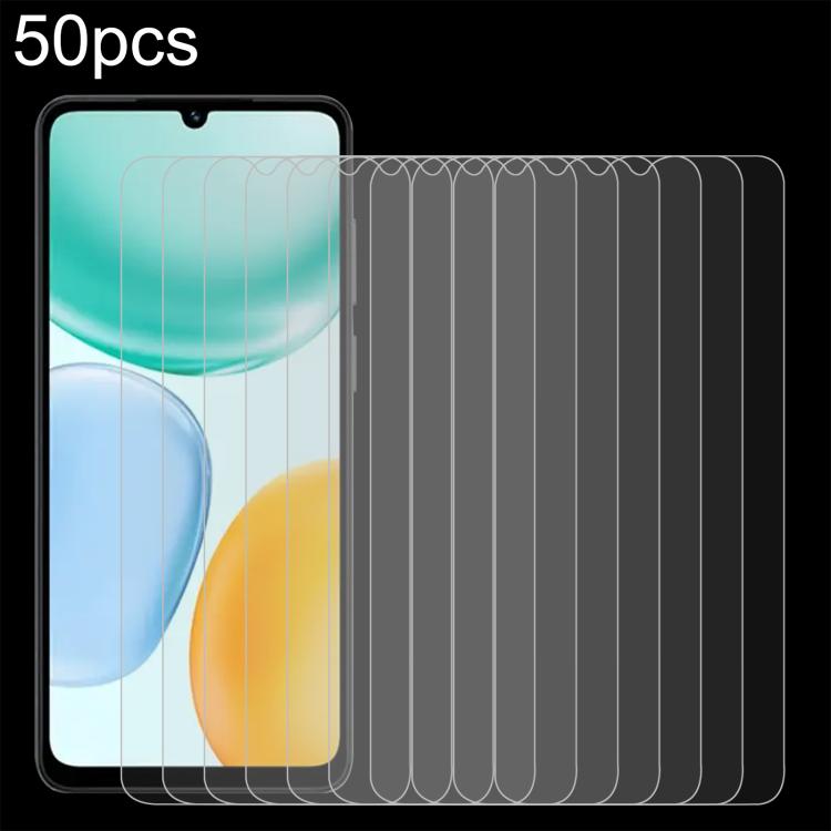 50 ชิ้น 0.26mm 9H 2.5D ฟิล์มกระจกนิรภัย, For Honor Play 70C 4G, For Honor X5d Plus 4G, For Honor Play 11C 5G, For Honor Play 11 Plus 5G, For Honor Play 80 Plus 5G, For Honor 600 Pro Global, For Honor 600 Global, For Honor Play10A 4G                    ...