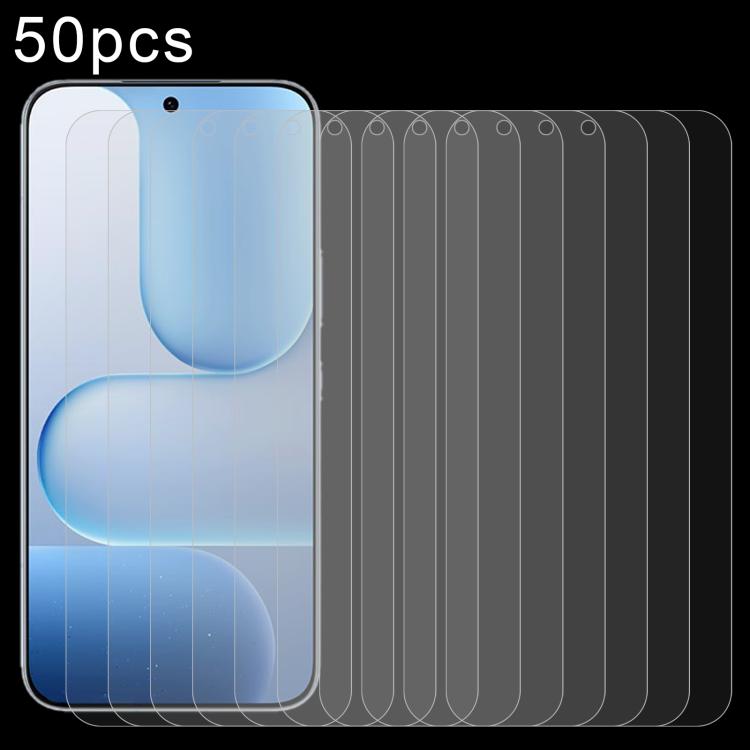 50 ชิ้น 0.26mm 9H 2.5D ฟิล์มกระจกนิรภัย, For Honor Play 70C 4G, For Honor X5d Plus 4G, For Honor Play 11C 5G, For Honor Play 11 Plus 5G, For Honor Play 80 Plus 5G, For Honor 600 Pro Global, For Honor 600 Global, For Honor Play10A 4G                    ...