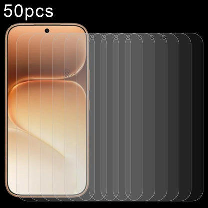50 ชิ้น 0.26mm 9H 2.5D ฟิล์มกระจกนิรภัย, For Honor Play 70C 4G, For Honor X5d Plus 4G, For Honor Play 11C 5G, For Honor Play 11 Plus 5G, For Honor Play 80 Plus 5G, For Honor 600 Pro Global, For Honor 600 Global, For Honor Play10A 4G                    ...
