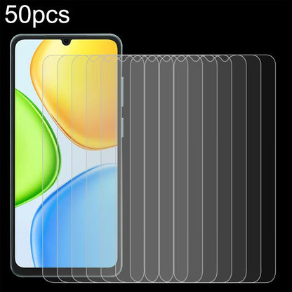 50 ชิ้น 0.26mm 9H 2.5D ฟิล์มกระจกนิรภัย, For Honor Play 70C 4G, For Honor X5d Plus 4G, For Honor Play 11C 5G, For Honor Play 11 Plus 5G, For Honor Play 80 Plus 5G, For Honor 600 Pro Global, For Honor 600 Global, For Honor Play10A 4G                    ...