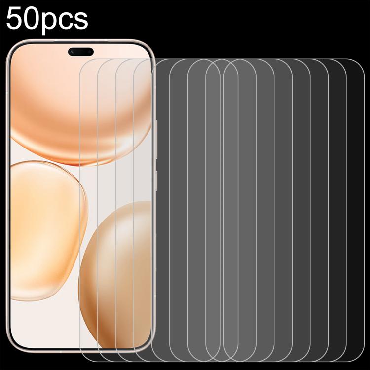 50 ชิ้น 0.26mm 9H 2.5D ฟิล์มกระจกนิรภัย, For Honor Play 70C 4G, For Honor X5d Plus 4G, For Honor Play 11C 5G, For Honor Play 11 Plus 5G, For Honor Play 80 Plus 5G, For Honor 600 Pro Global, For Honor 600 Global, For Honor Play10A 4G                    ...