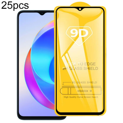 25 ชิ้น 9D กาวเต็มหน้าจอฟิล์มกระจกนิรภัย, For Honor Play 70C 4G, For Honor X5d Plus 4G, For Honor Magic8, For Honor Play 70 Plus, For Honor X5c Plus, For Honor 400 Smart, For Honor X70 5G, For Honor X6c 4G, For Honor GT Pro, For Honor X60 GT           ...