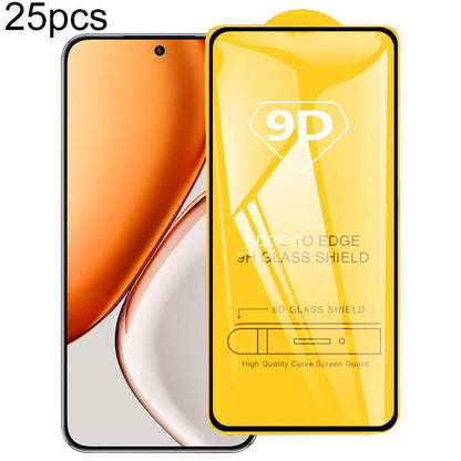 25 ชิ้น 9D กาวเต็มหน้าจอฟิล์มกระจกนิรภัย, For Honor Play 70C 4G, For Honor X5d Plus 4G, For Honor Magic8, For Honor Play 70 Plus, For Honor X5c Plus, For Honor 400 Smart, For Honor X70 5G, For Honor X6c 4G, For Honor GT Pro, For Honor X60 GT           ...