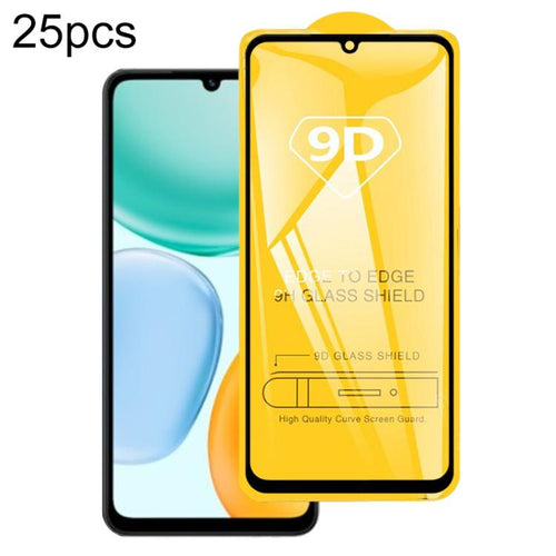 25 ชิ้น 9D กาวเต็มหน้าจอฟิล์มกระจกนิรภัย, For Honor Play 70C 4G, For Honor X5d Plus 4G, For Honor Magic8, For Honor Play 70 Plus, For Honor X5c Plus, For Honor 400 Smart, For Honor X70 5G, For Honor X6c 4G, For Honor GT Pro, For Honor X60 GT           ...