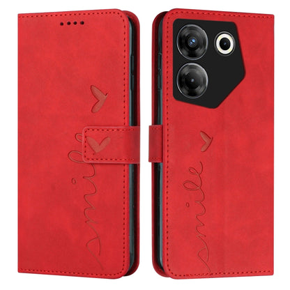เคสโทรศัพท์หนังลายหัวใจ, For Tecno Camon 20 Premier, For Tecno Pova Neo 3, For Tecno Camon 20 Pro 5G, For Tecno Pova 5 4G, For Tecno Camon 20/Camon 20 Pro 4G